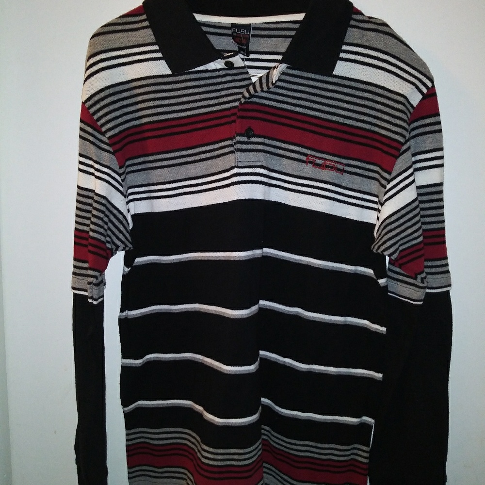 💥BUNDLE 2 OR MORE & SAVE💥         ⬇️Boys Long Sleeve Multi Striped Polo Shirt